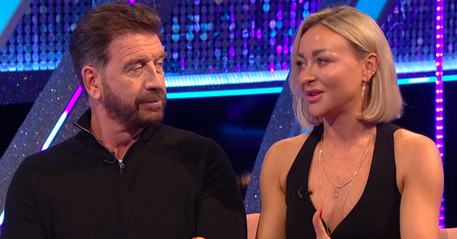 Nick Knowles and dance partner Luba Mushtuk