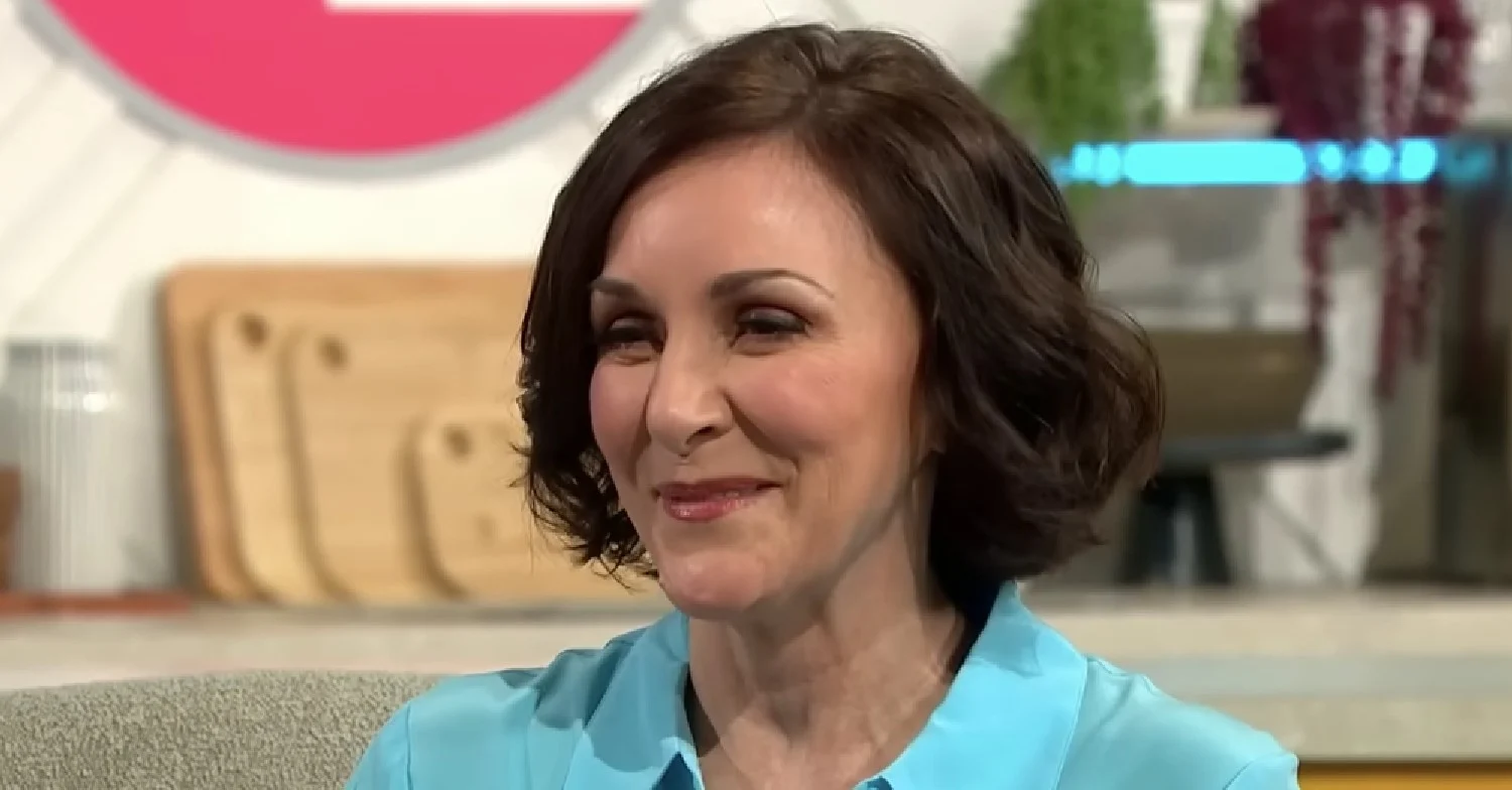 Shirley Ballas smiling on Lorraine