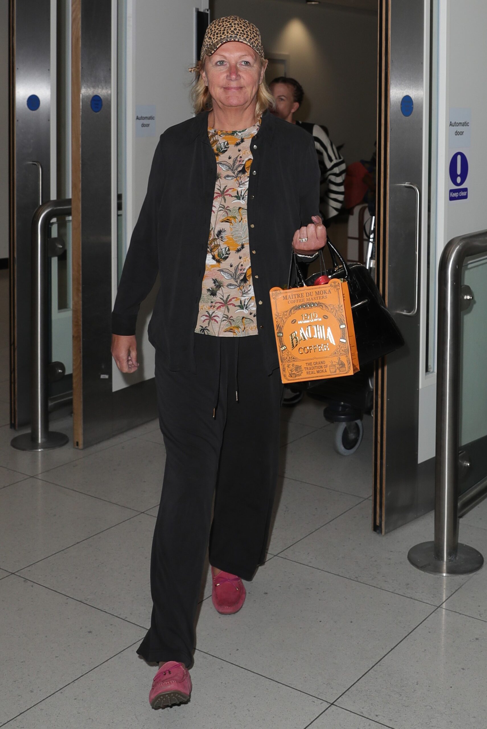 Sue Cleaver walking outside