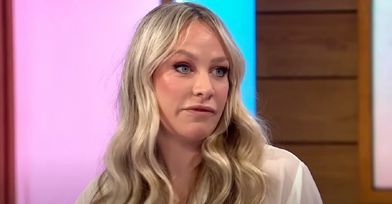 Chloe Madeley speaking on Loose Women