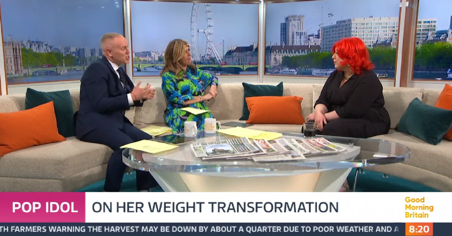 Michelle McManus speaking on GMB