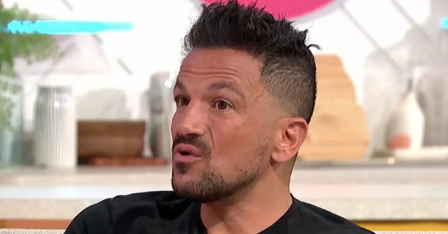 Peter Andre talking