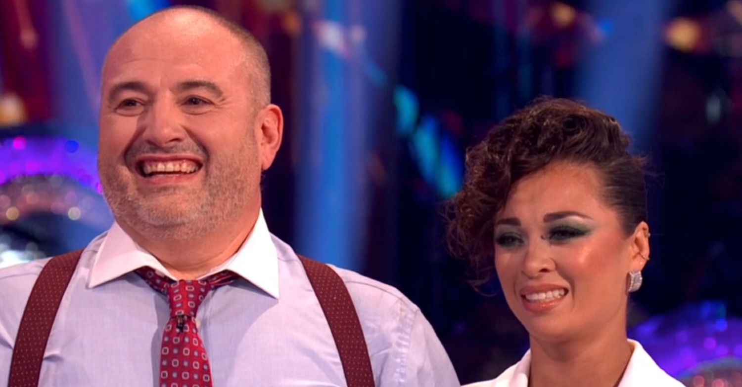 Wynne Evans and Katya Jones on Strictly Come Dancing
