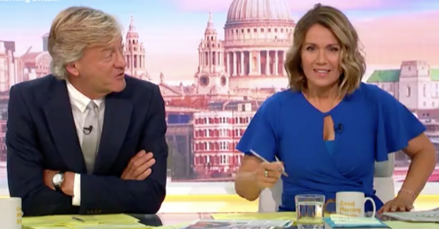 Richard Madeley and Susanna Reid on Good Morning Britain talking