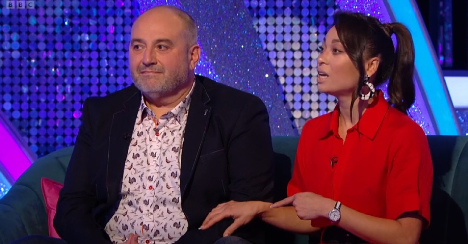 Wynne Evans and Katya Jones on Strictly It Takes Two 