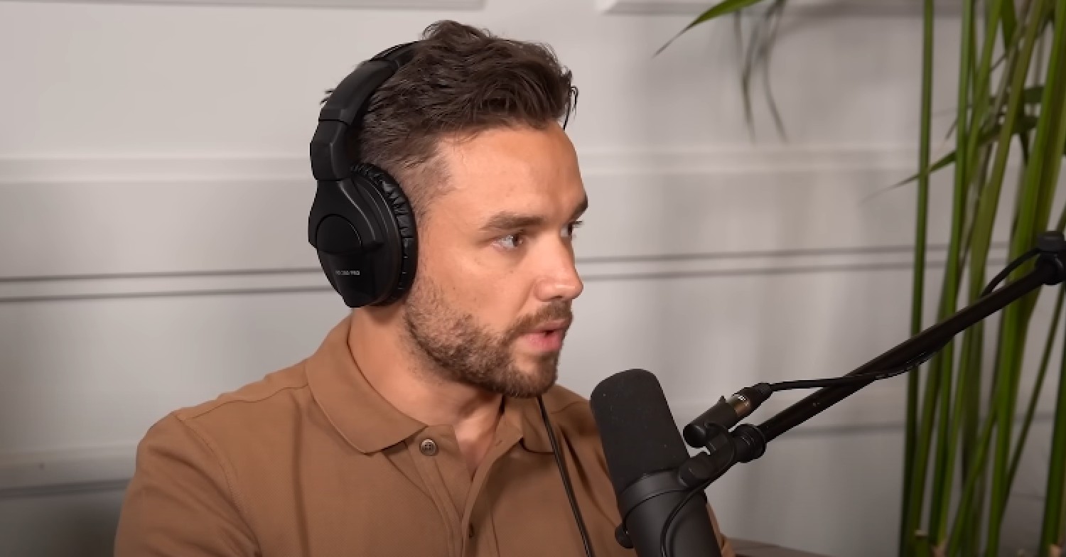 Liam Payne talking on podcast