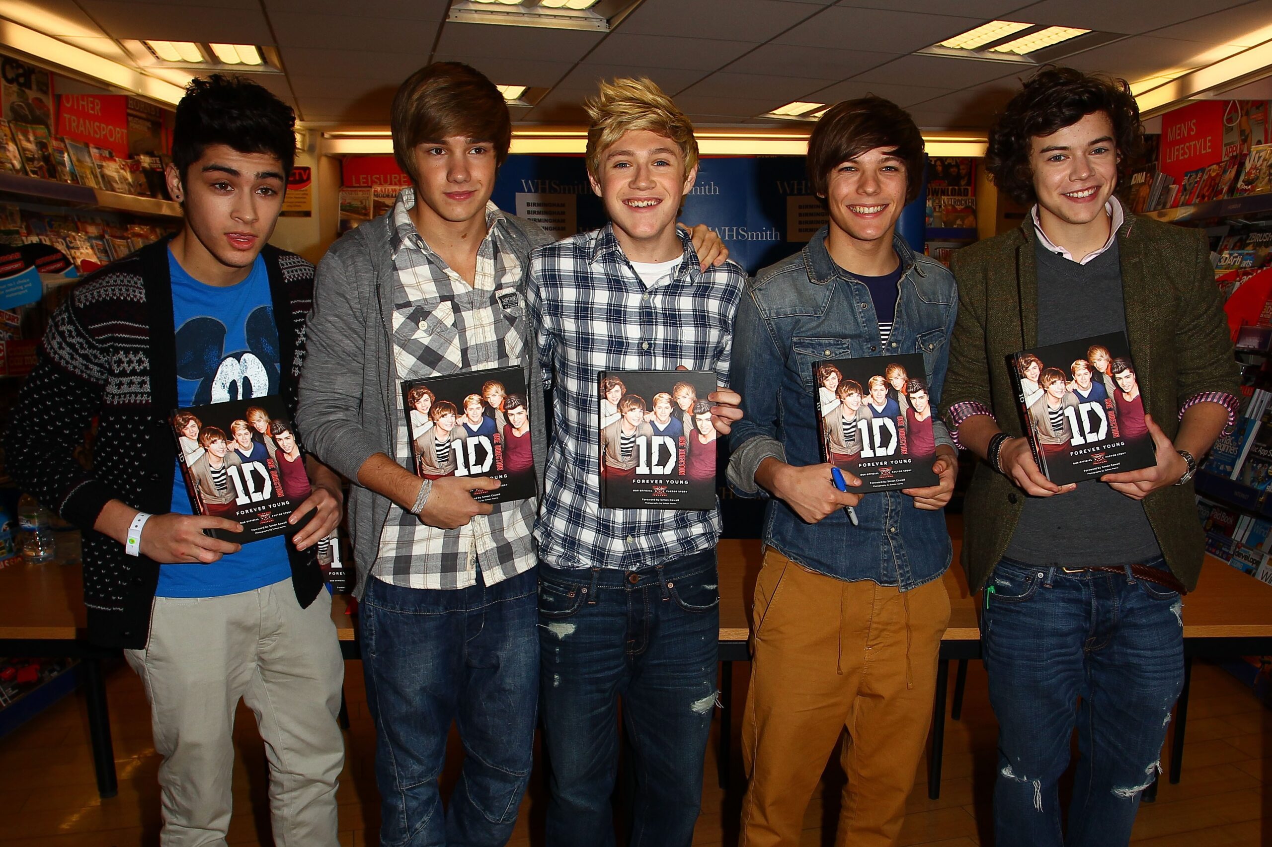 One Direction members including Liam Payne