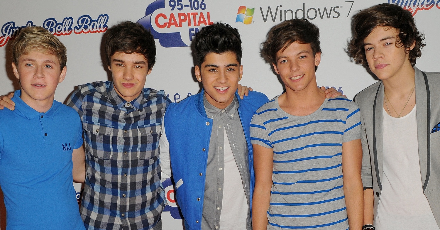 Throwback picture of One Direction on the red carpet