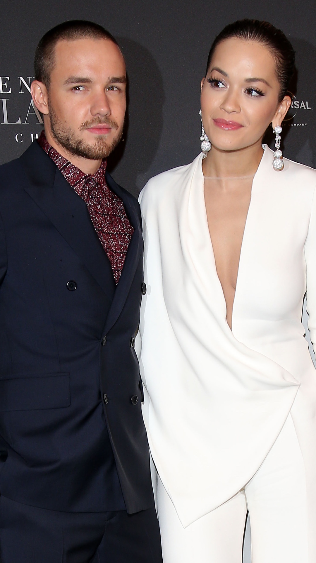 Liam Payne and Rita Ora on the red carpet