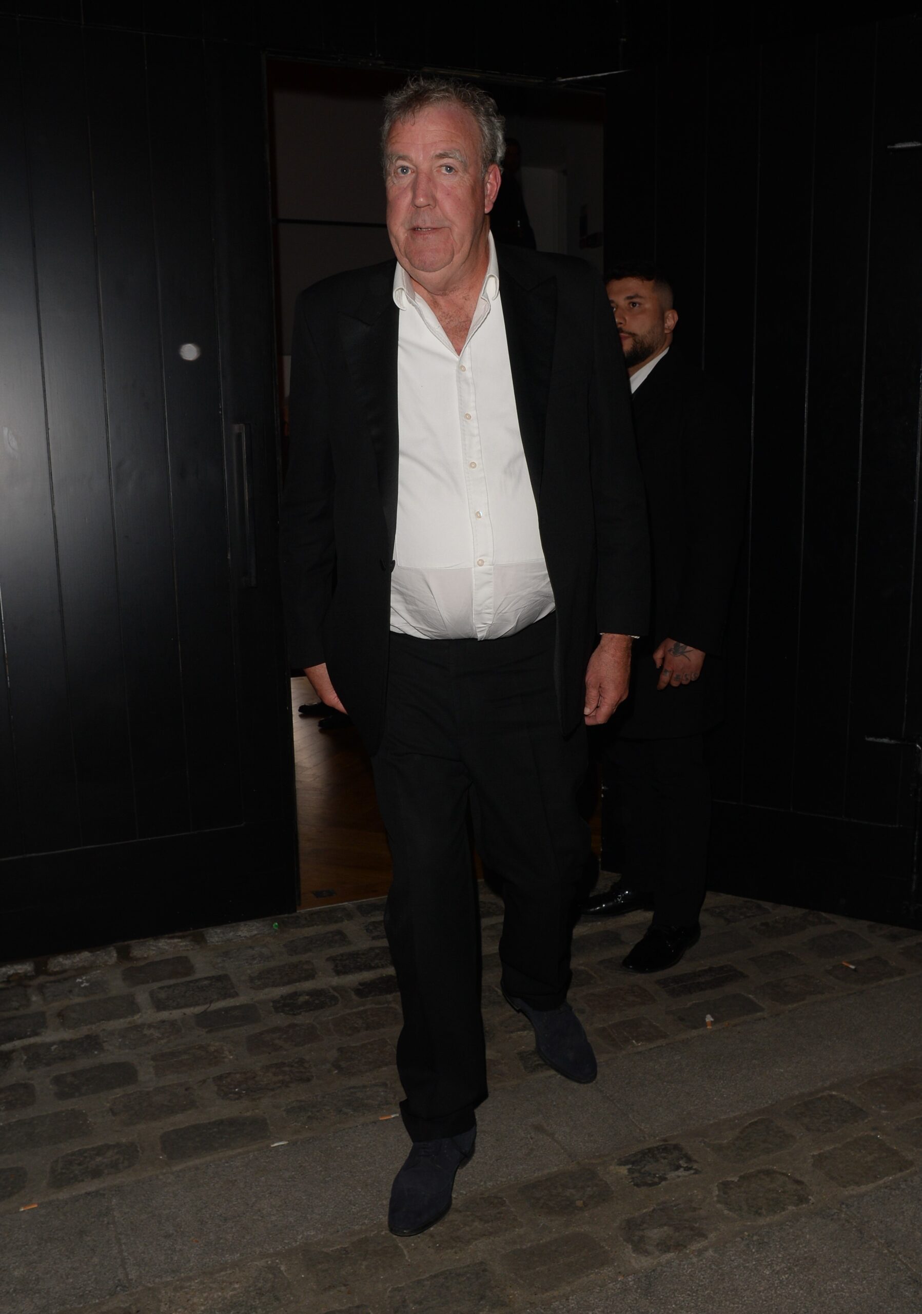 Jeremy Clarkson in black suit