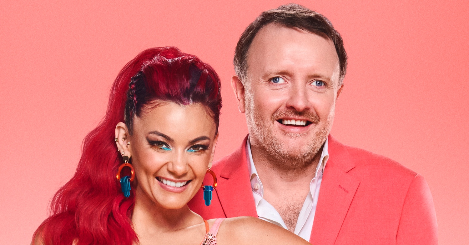 Dianne Buswell and Chris McCausland in their Strictly Come Dancing promotional pictures