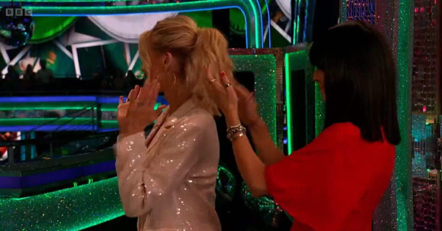Tess Daly and Claudia Winkleman clapping on Strictly