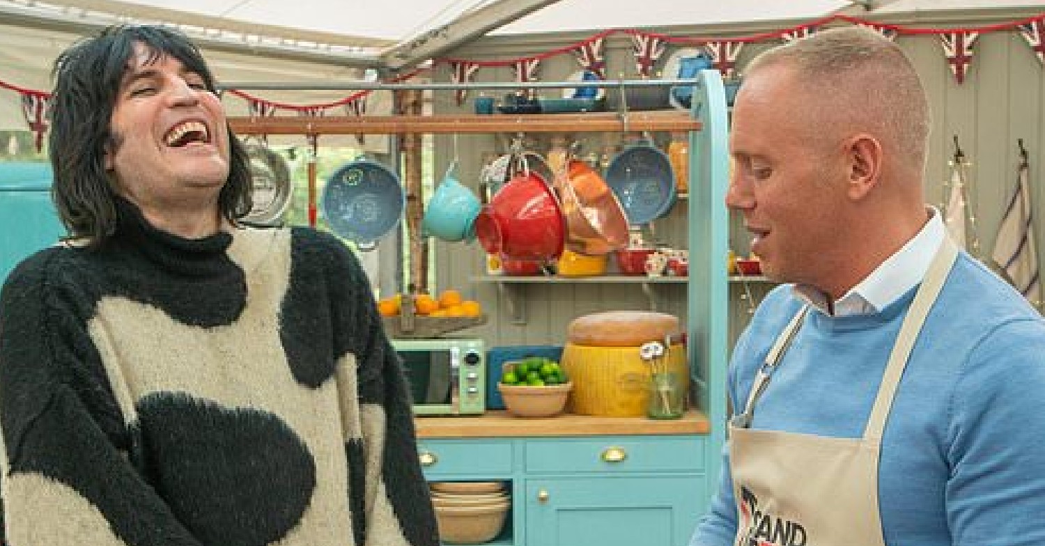 Rob Rinder on Bake Off with Noel