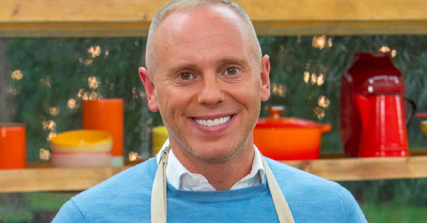 Rob Rinder on Bake off smiling