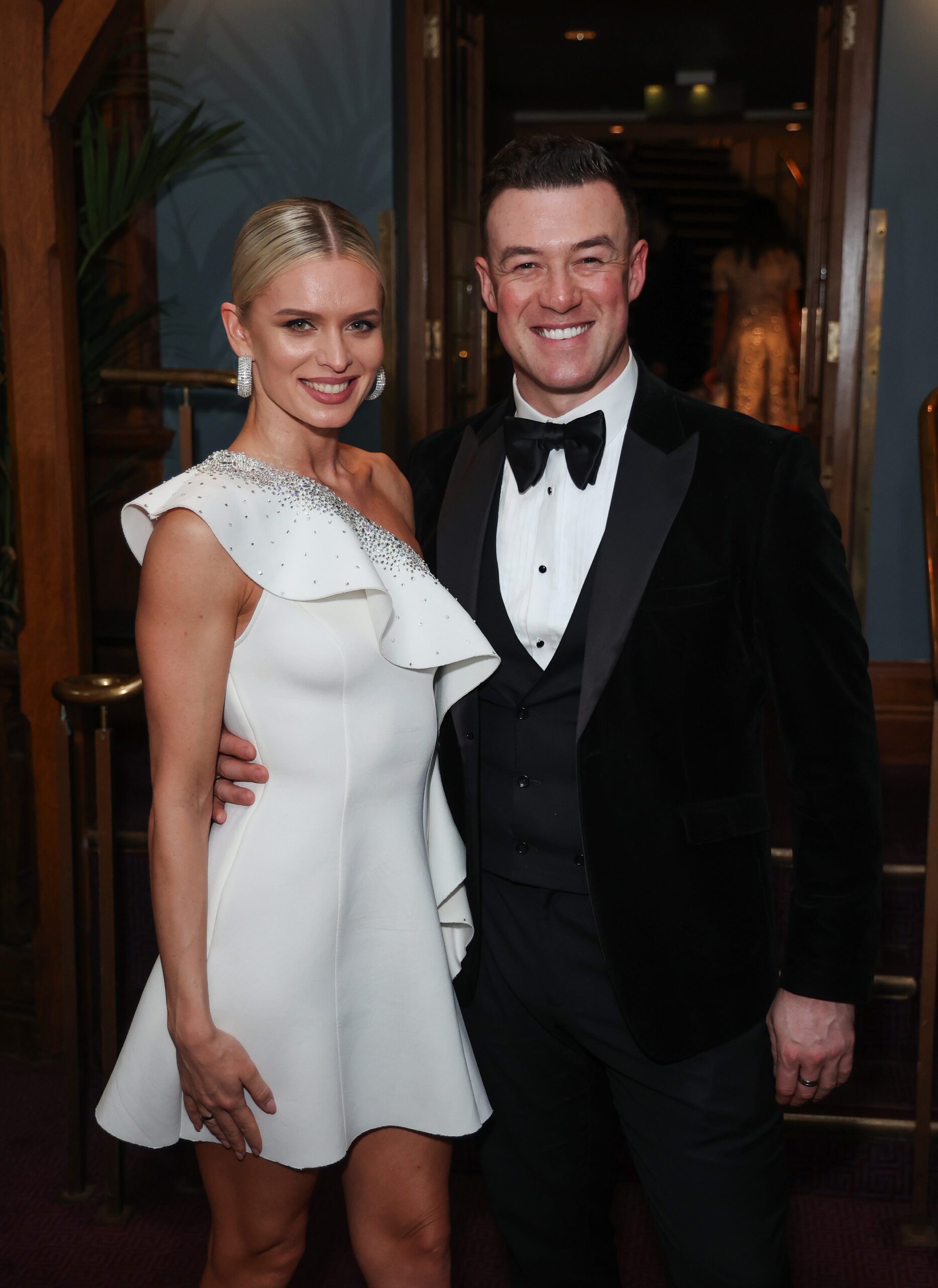 Nadiya Bychkova and Kai Widdrington smiling