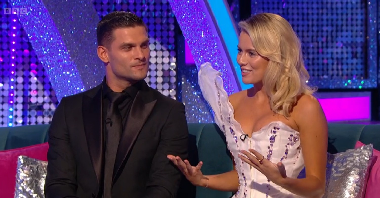 Aljaz Skorjanec and Tasha Ghouri on Strictly It Takes Two