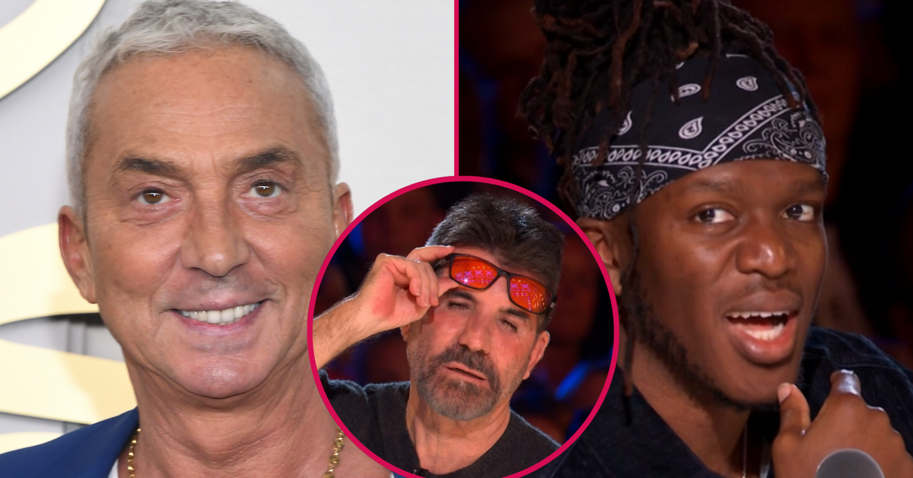 Bruno Tonioli Simon Cowell and KSI on BGT