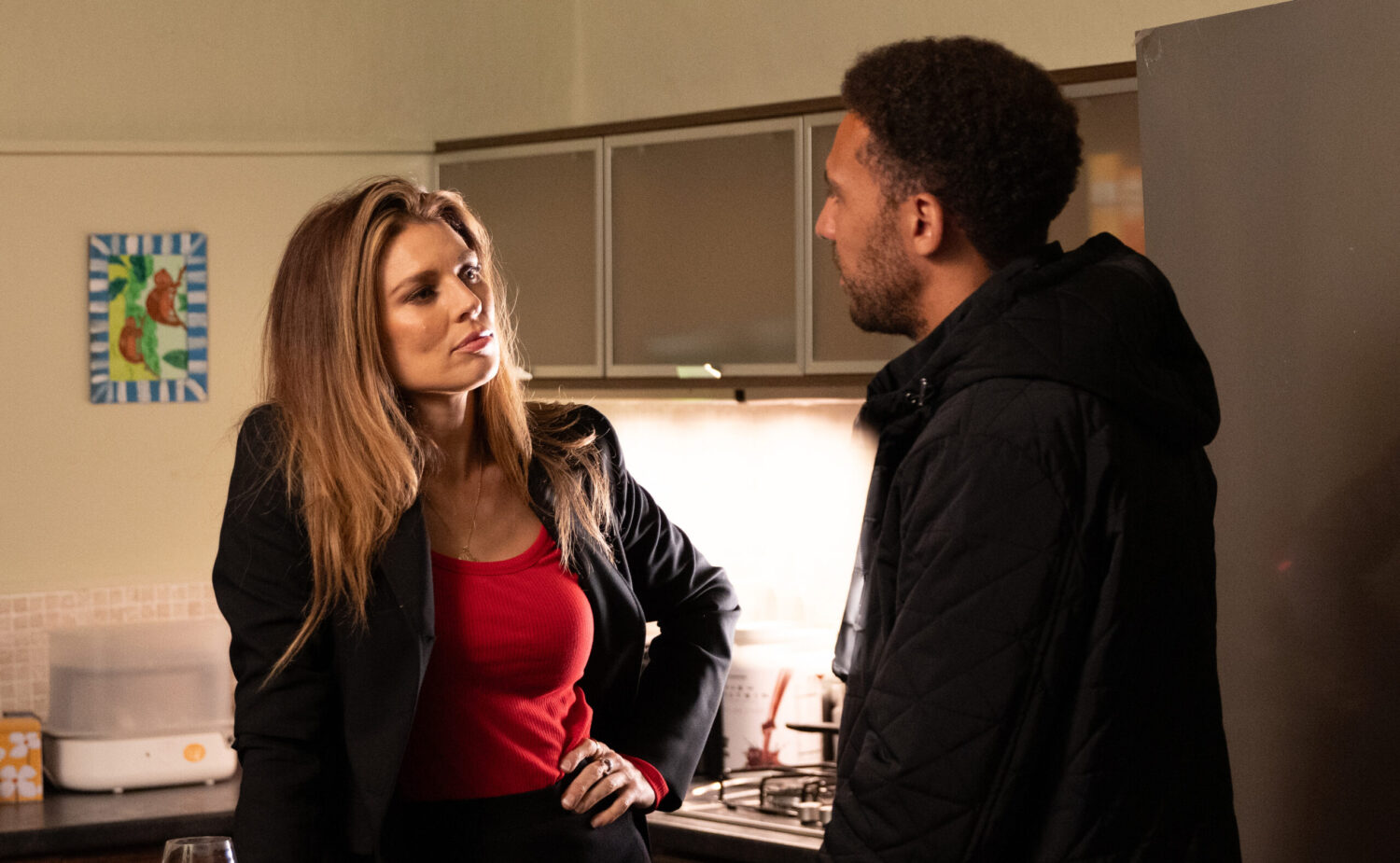 Jade is talking to Billy