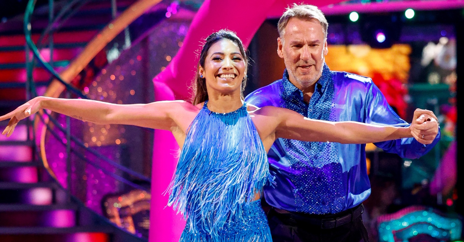 Paul Merson and Karen Hauer dancing on Strictly Come Dancing