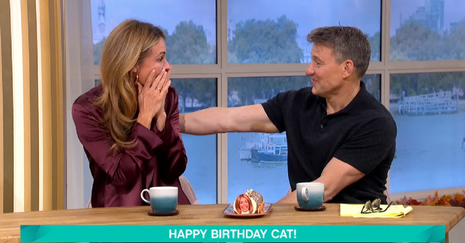 Cat Deeley emotional on This Morning as Ben Shephard reaches out to her