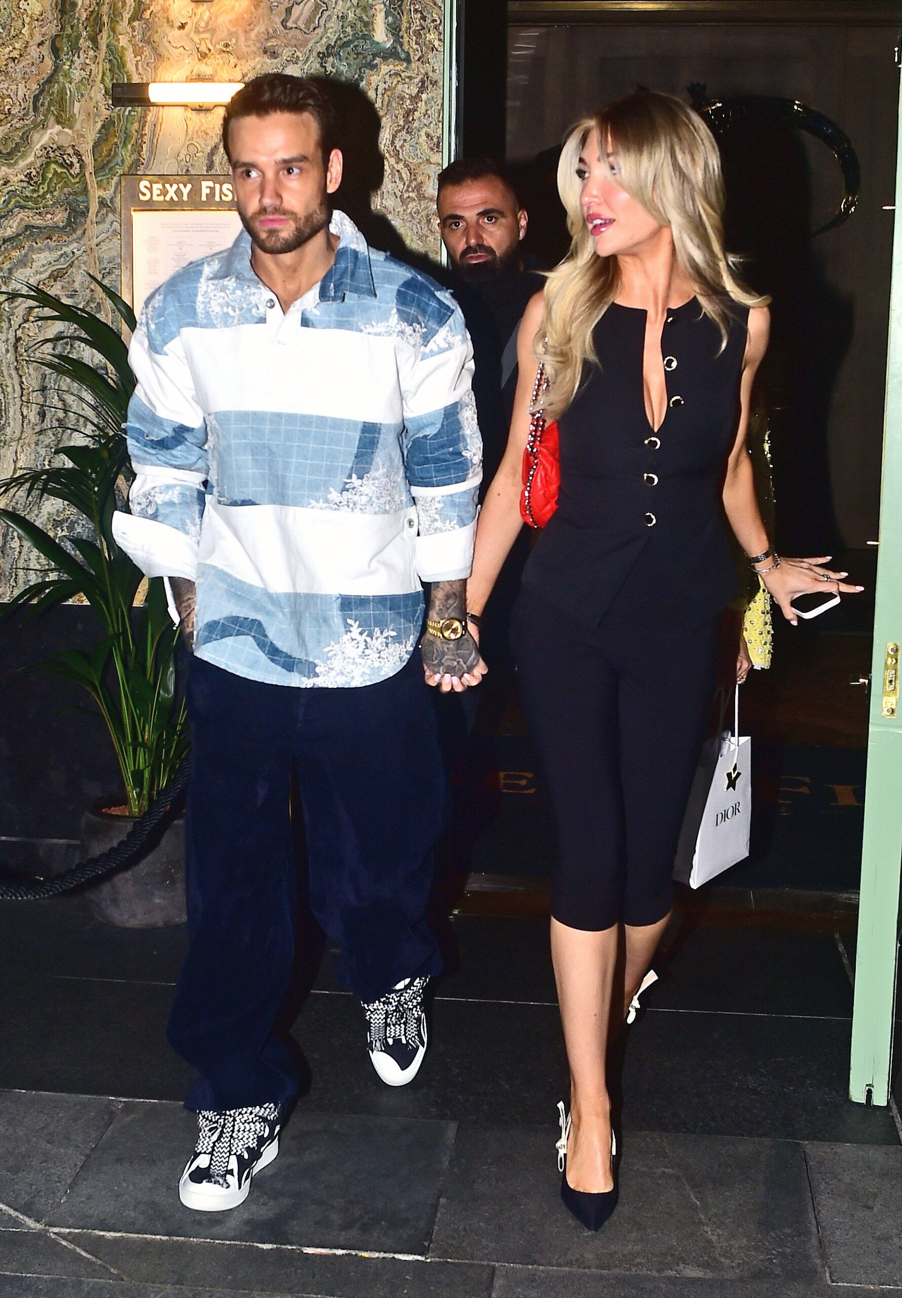 Liam Payne and girlfriend Kate Cassidy on night out