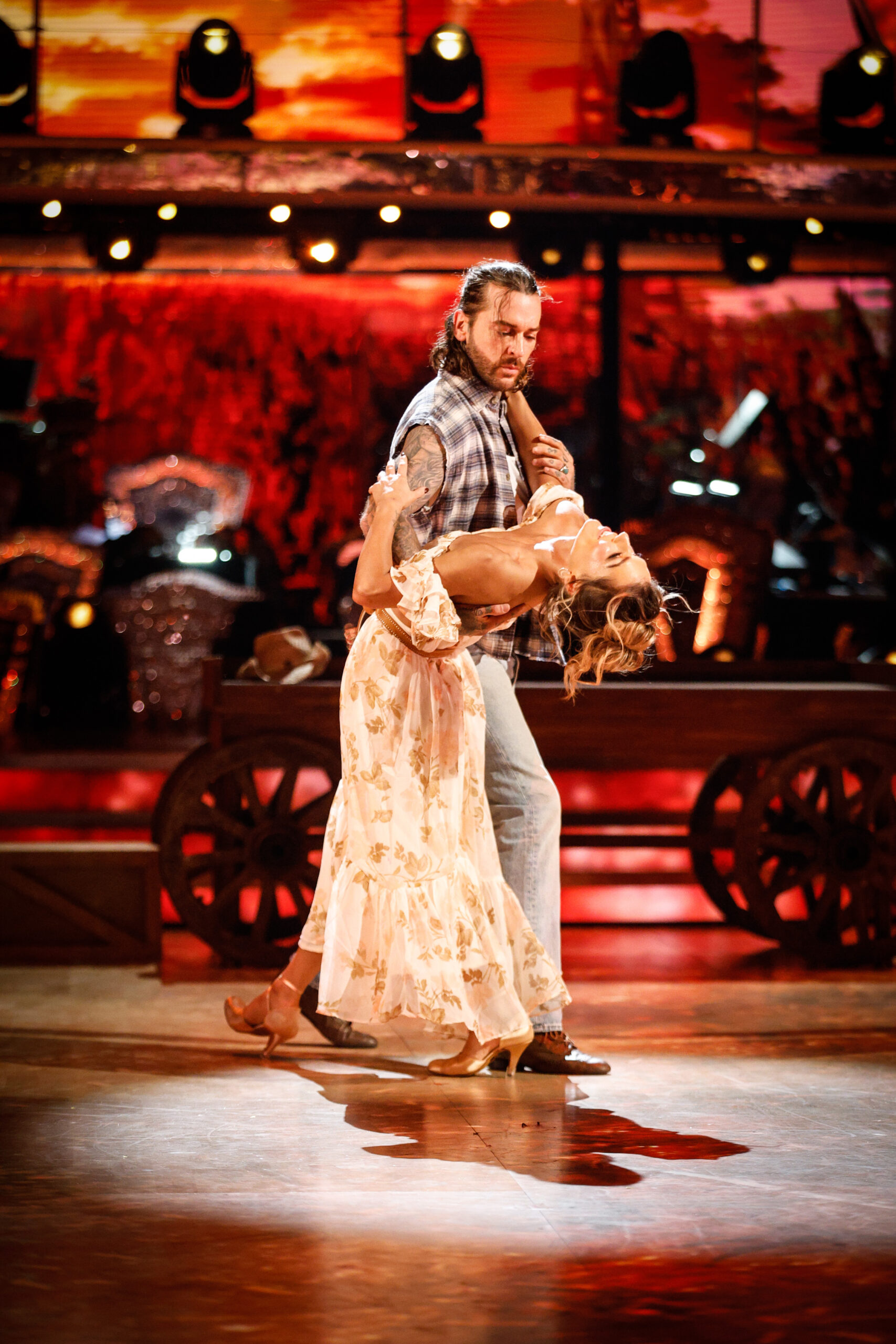 Pete Wicks dancing with Jowita on Strictly