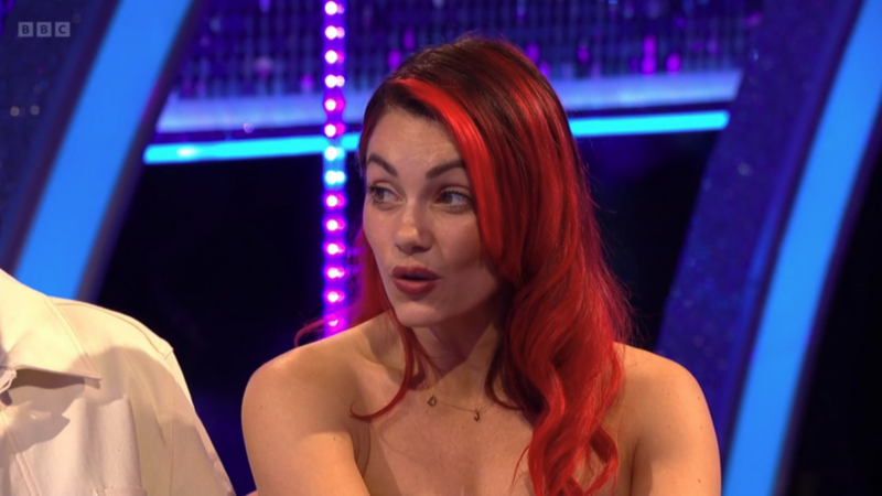 Dianne Buswell speaking on It Takes Two