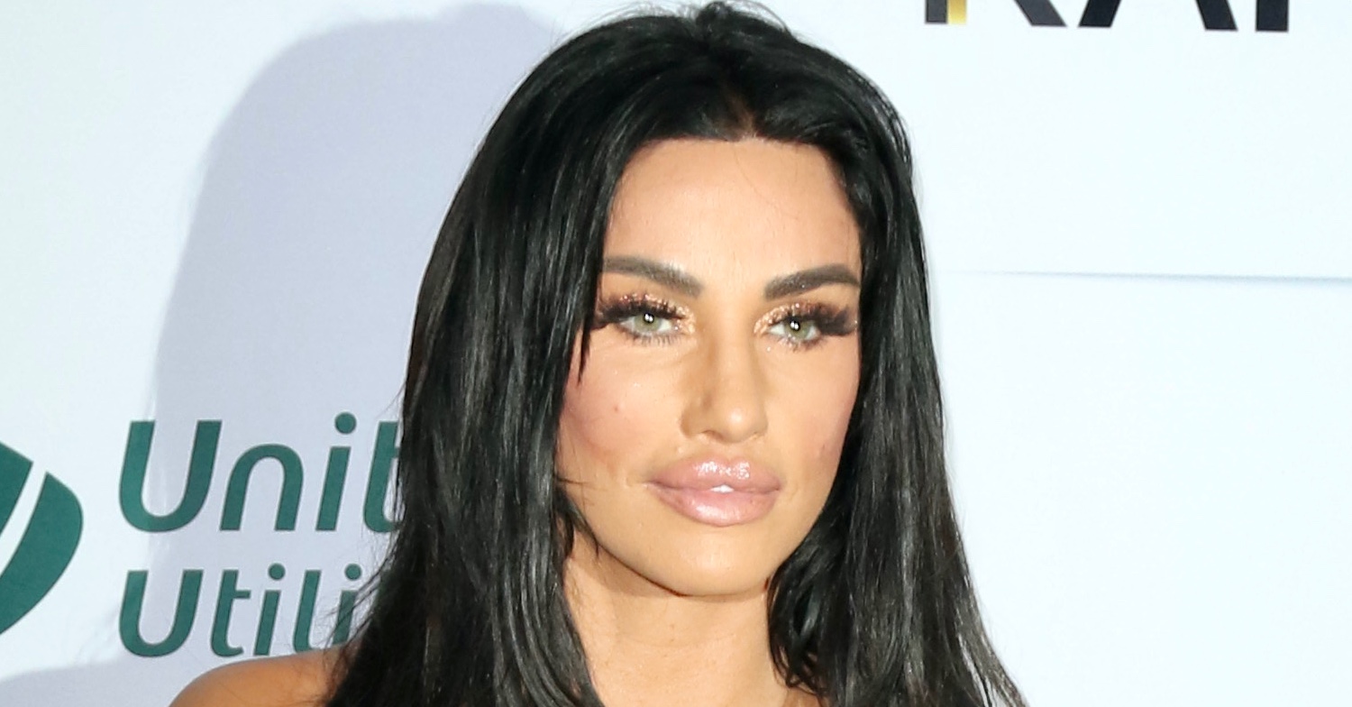 Katie Price pouting on the red carpet