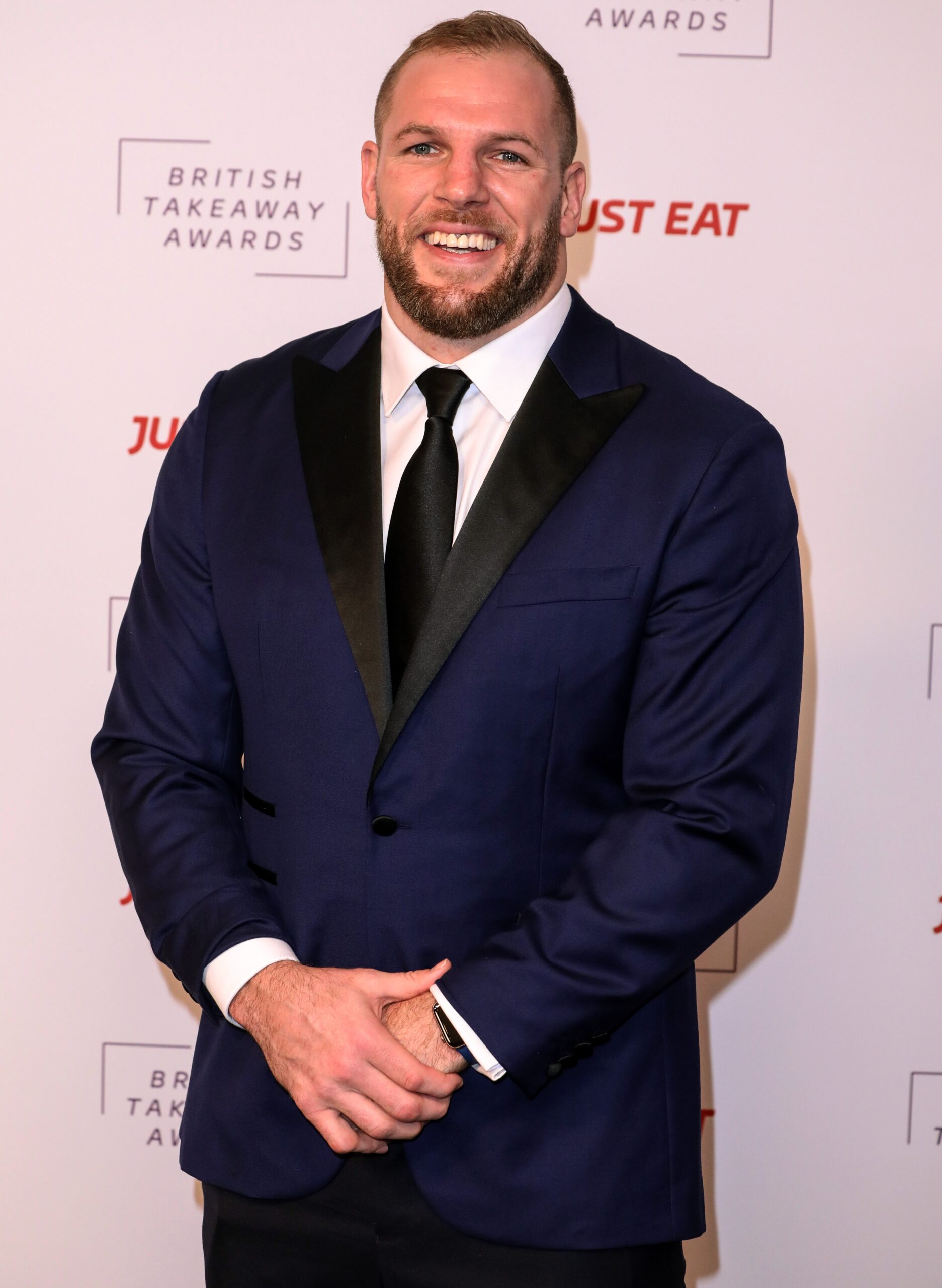 James Haskell smiling at event