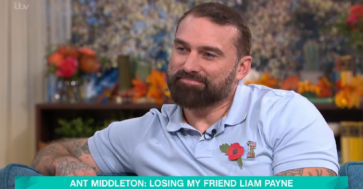 Ant Middleton smiling on This Morning