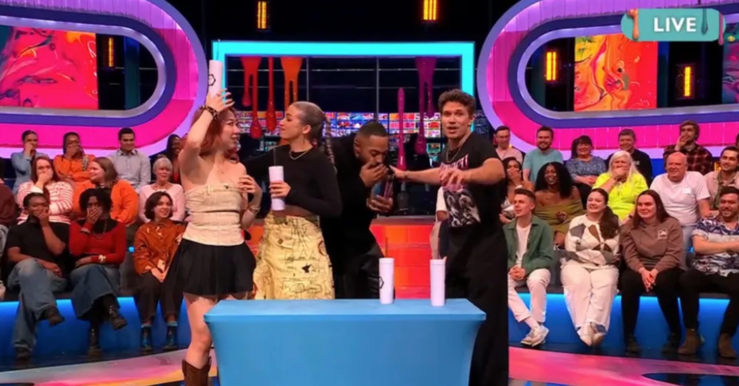 Tyler West was seen retching after drinking the fish sauce.