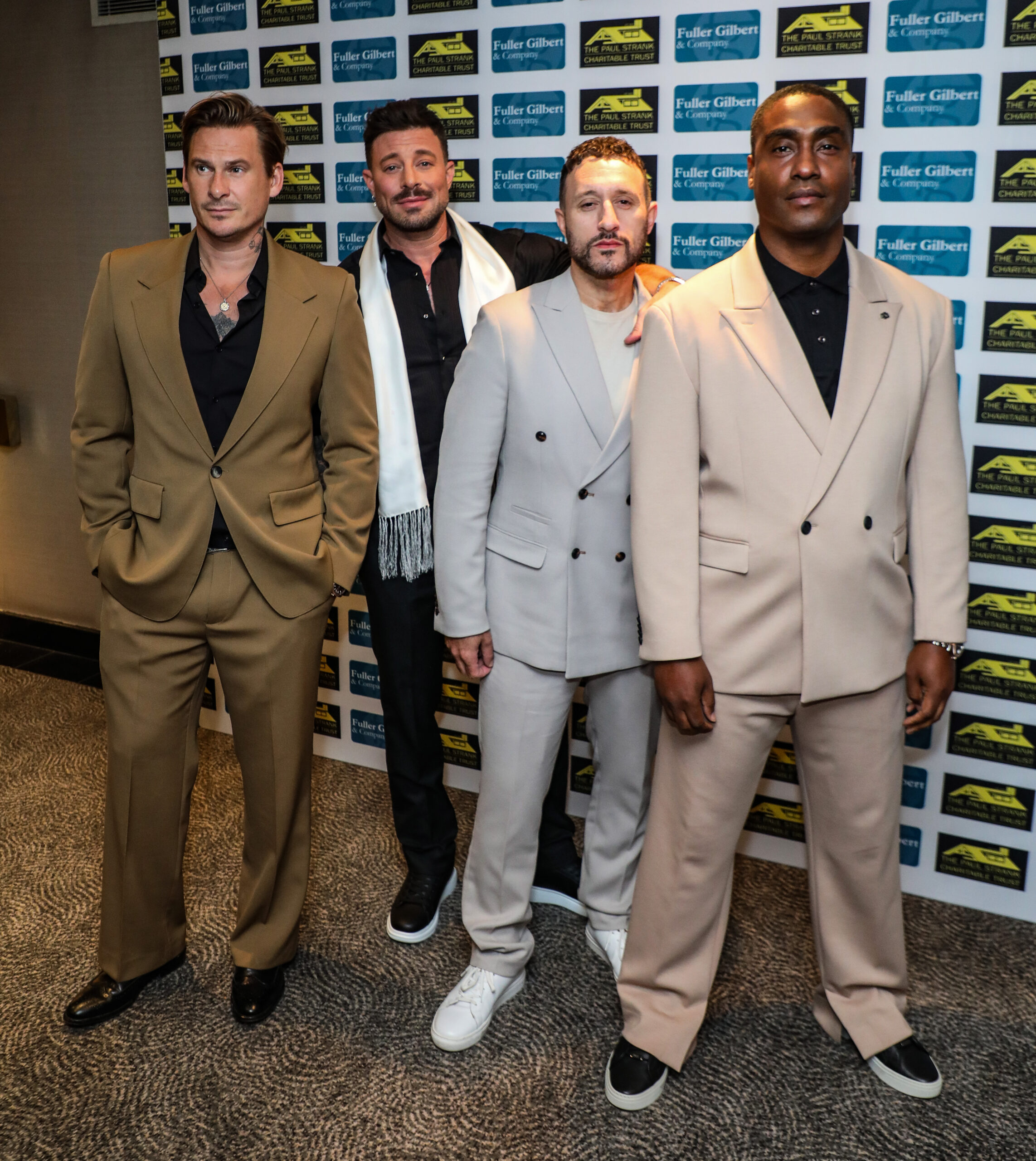 Blue in a group shot