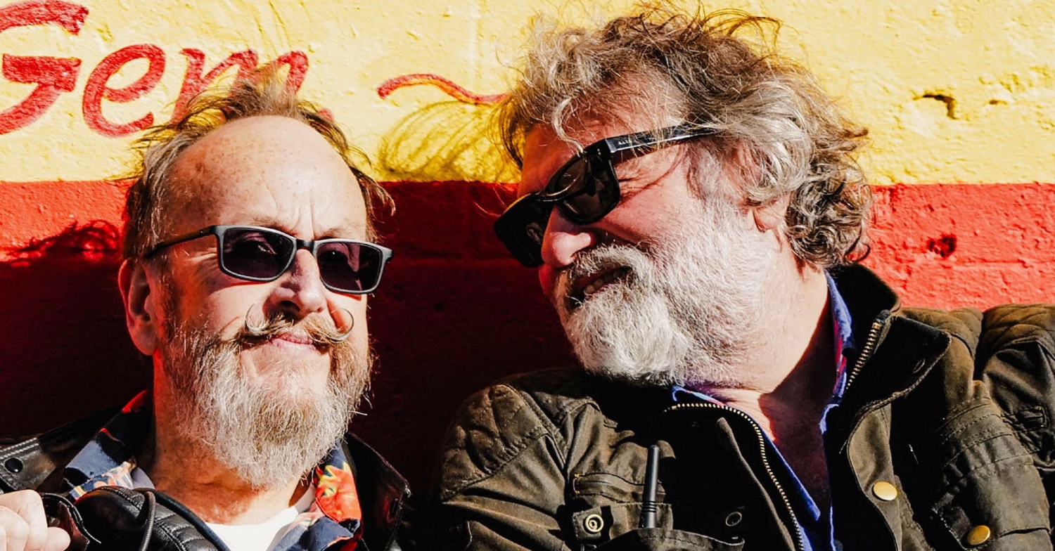 Dave Myers and Si King smiling together