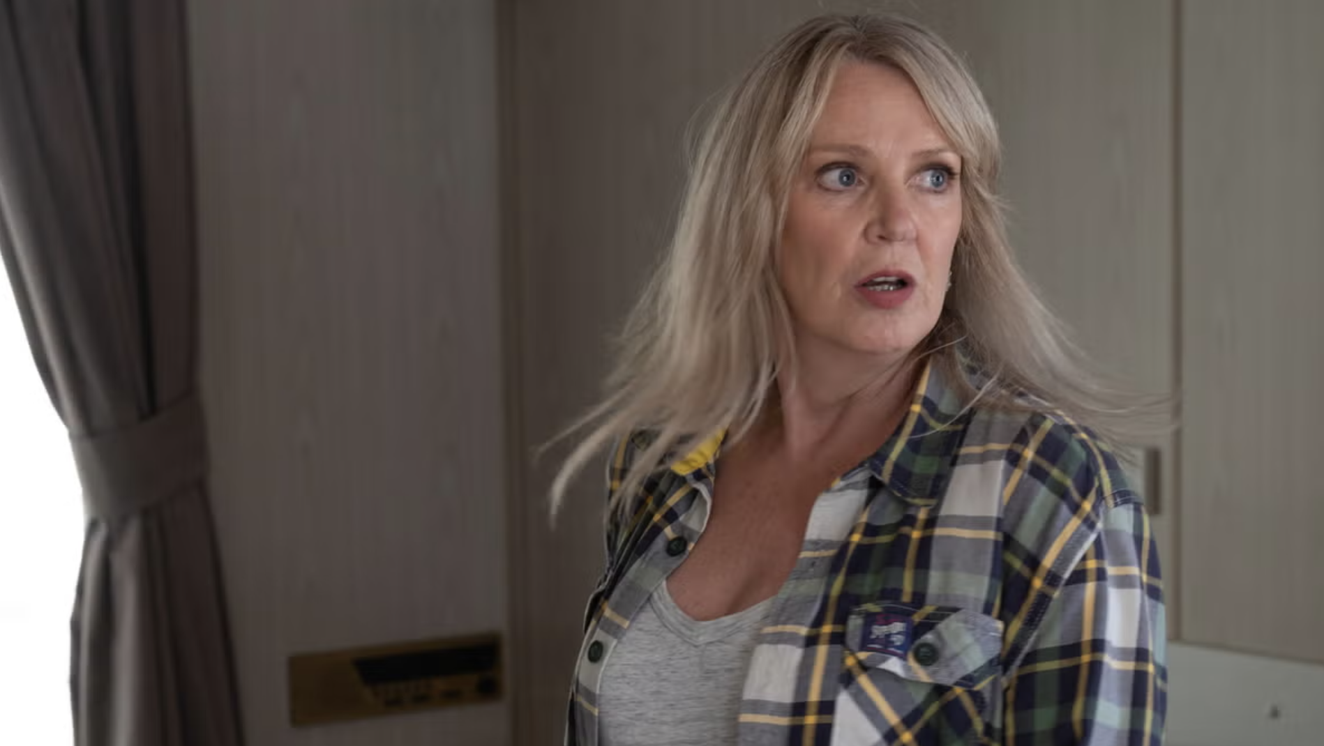 Lucinda Cowden as Melanie Pearson on the Australian soap Neighbours