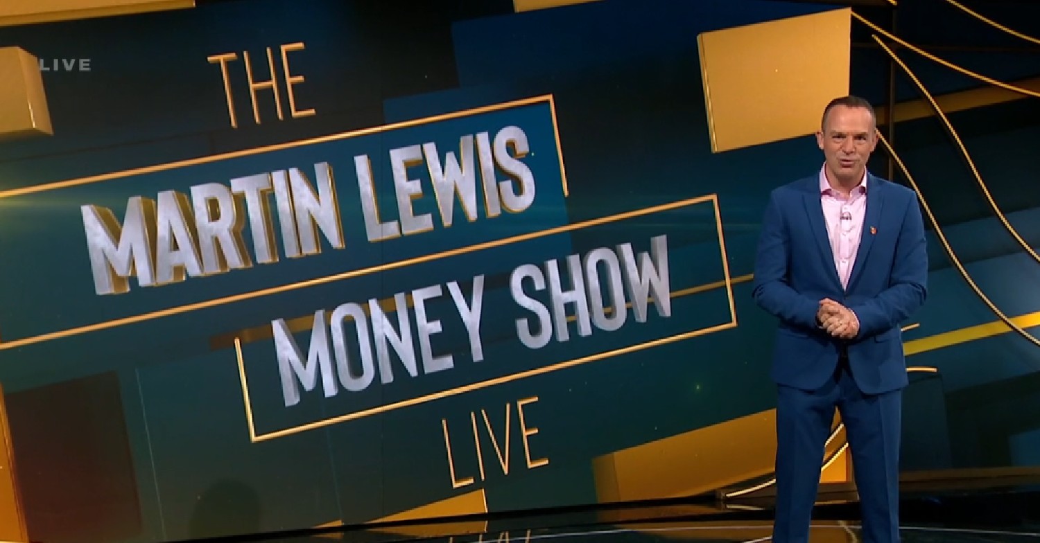 Martin Lewis hosting his Money Show