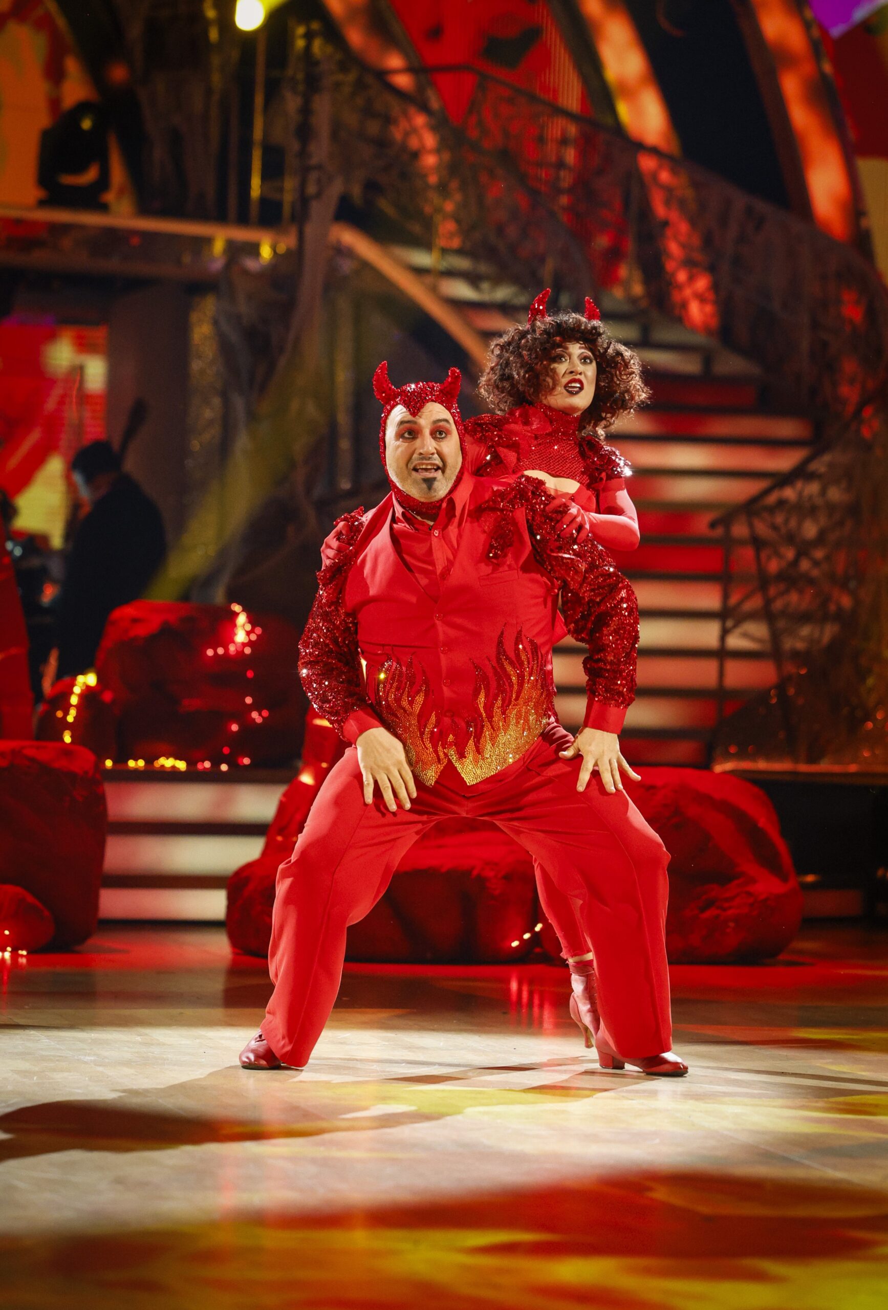 Wynne Evans and Katya Jones on Strictly