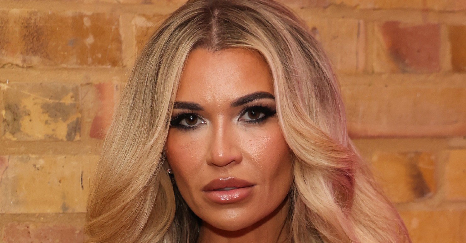 Christine McGuinness looking straight to camera