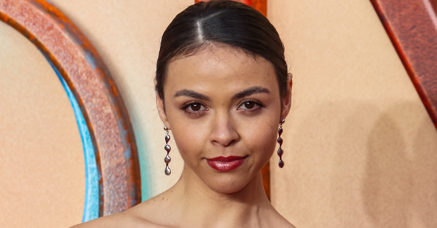 Vanessa Bauer with straight-faced expression