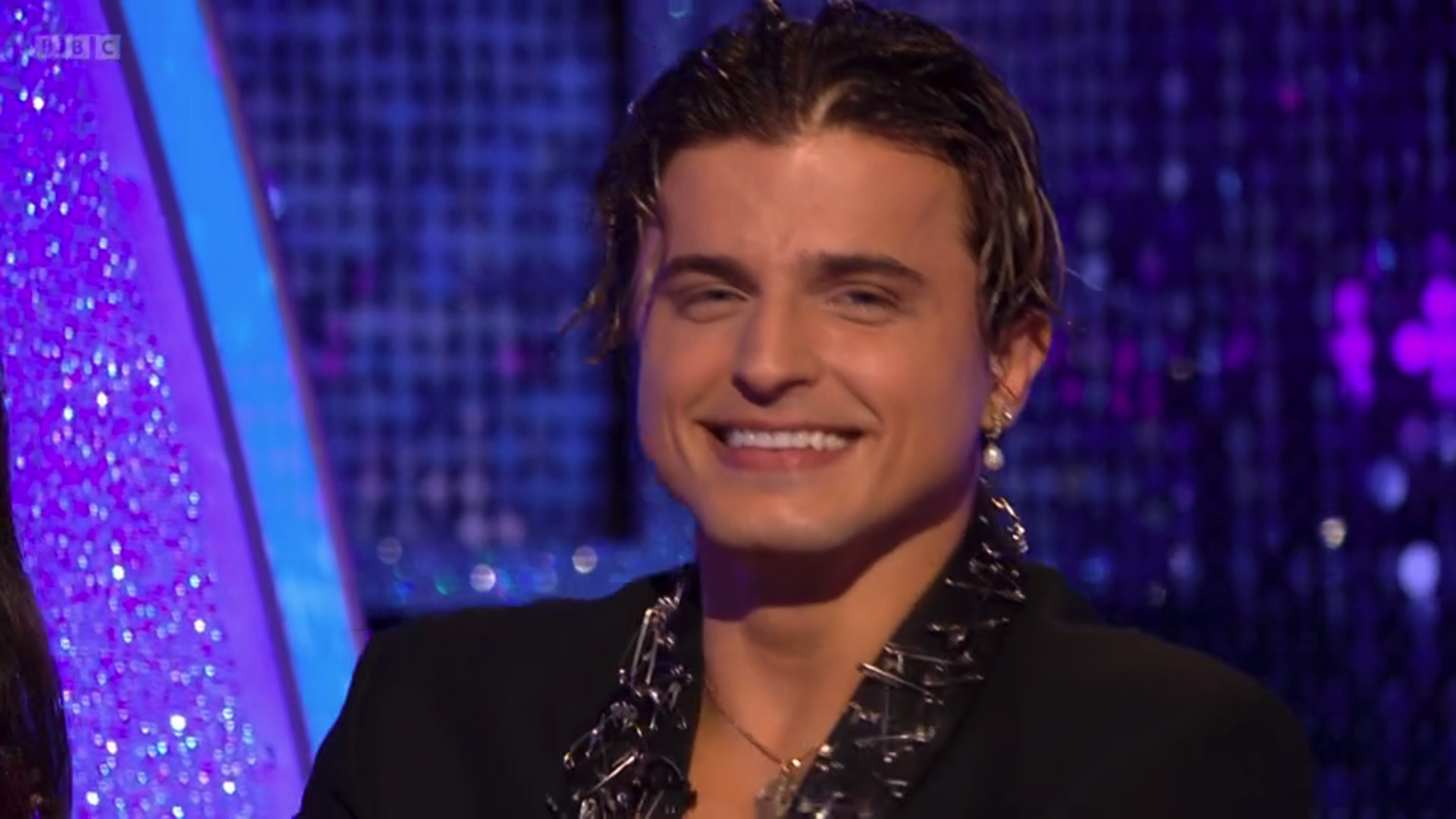 Strictly star Nikita Kuzmin smiling on It Takes Two