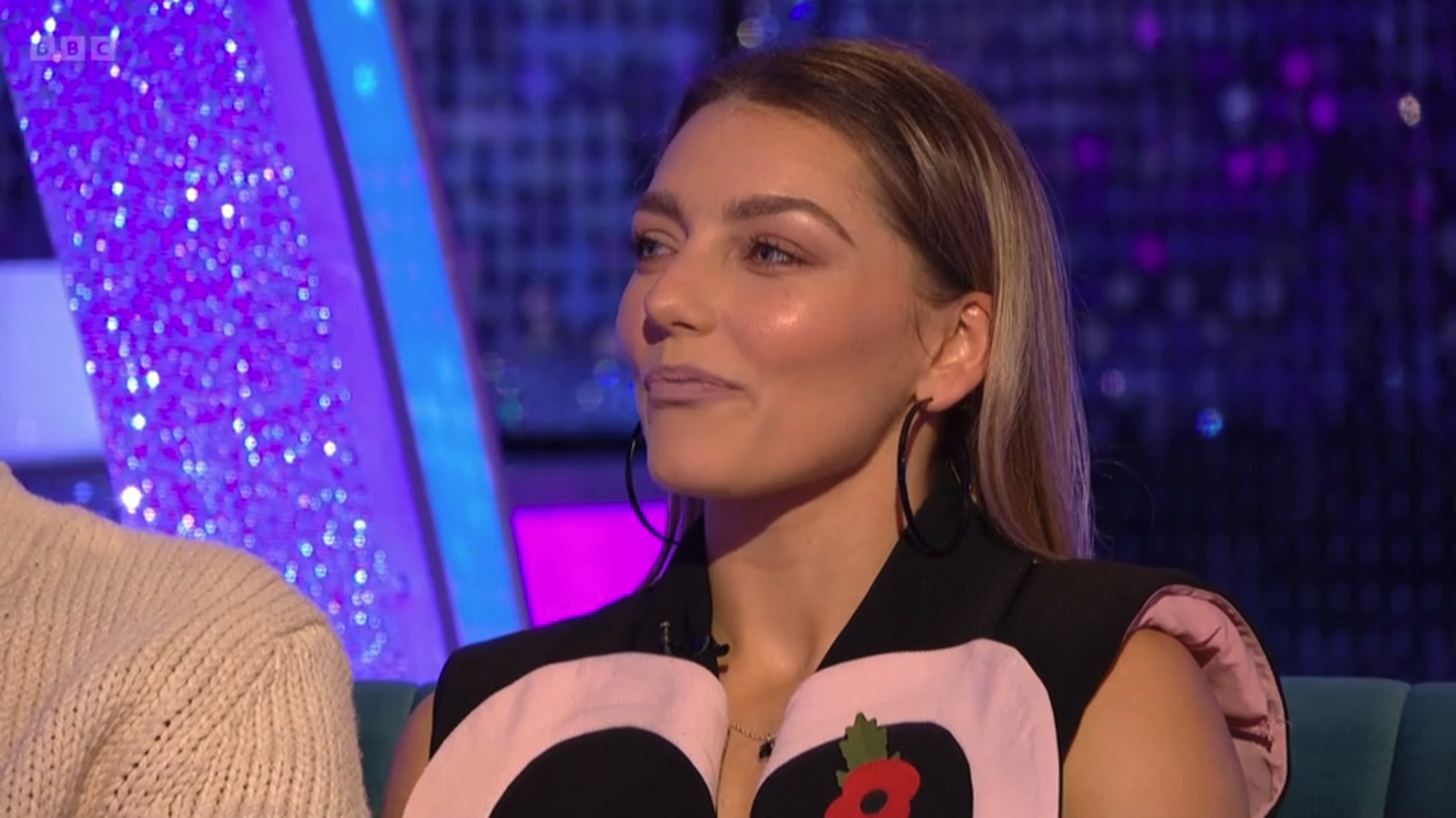 Jowita Pryzstal on It Takes Two smiling