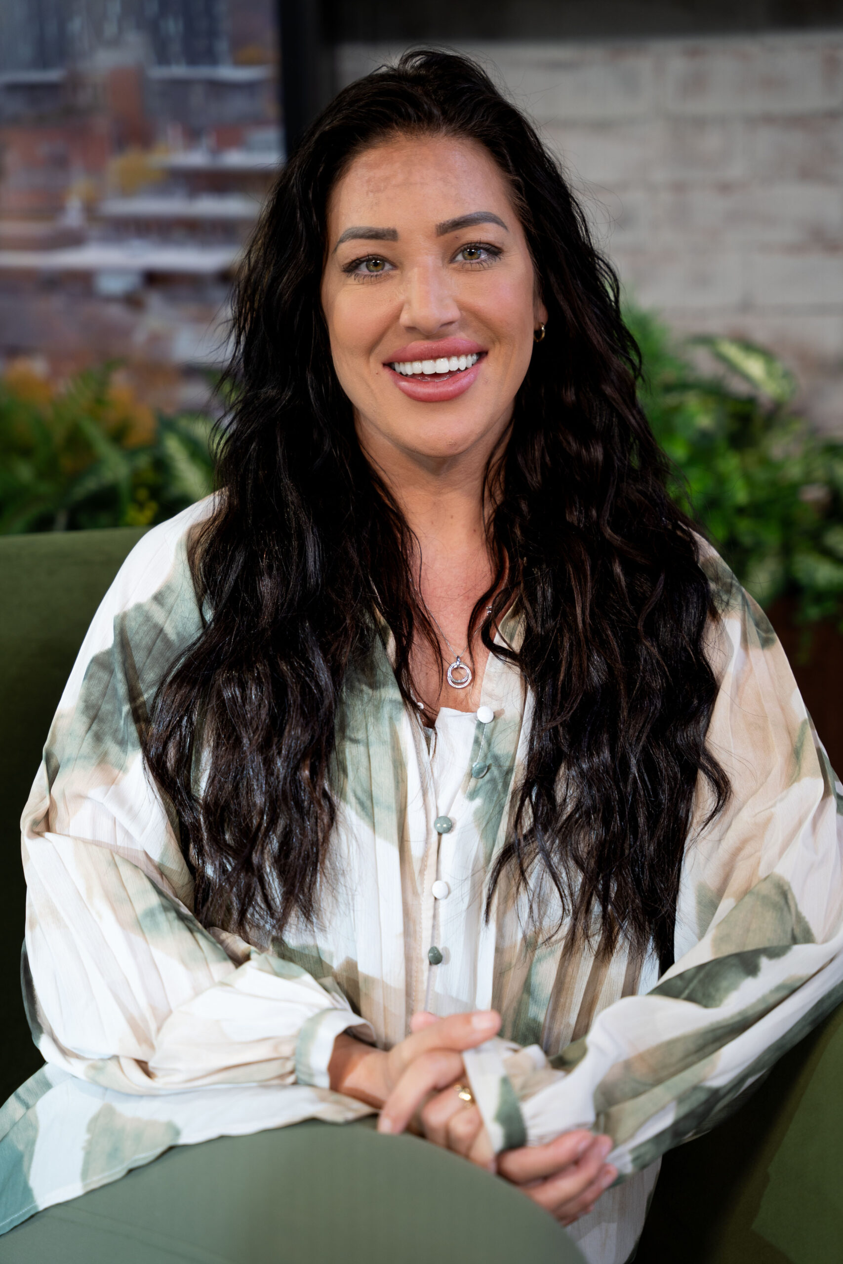 Rebecca Mason smiling on Morning Live