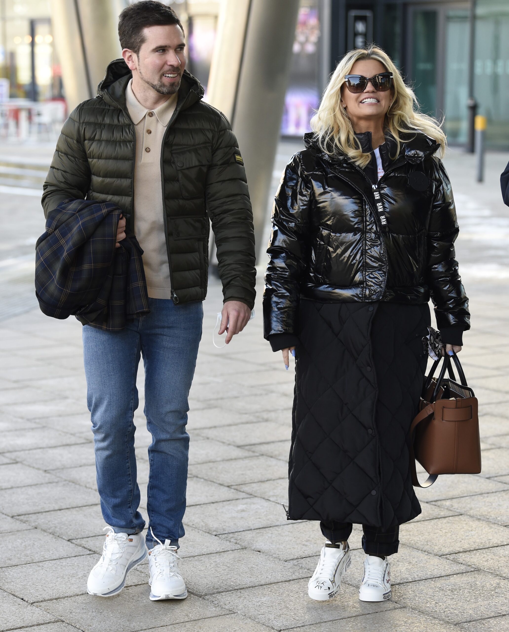 Kerry Katona and Ryan Mahoney on outing