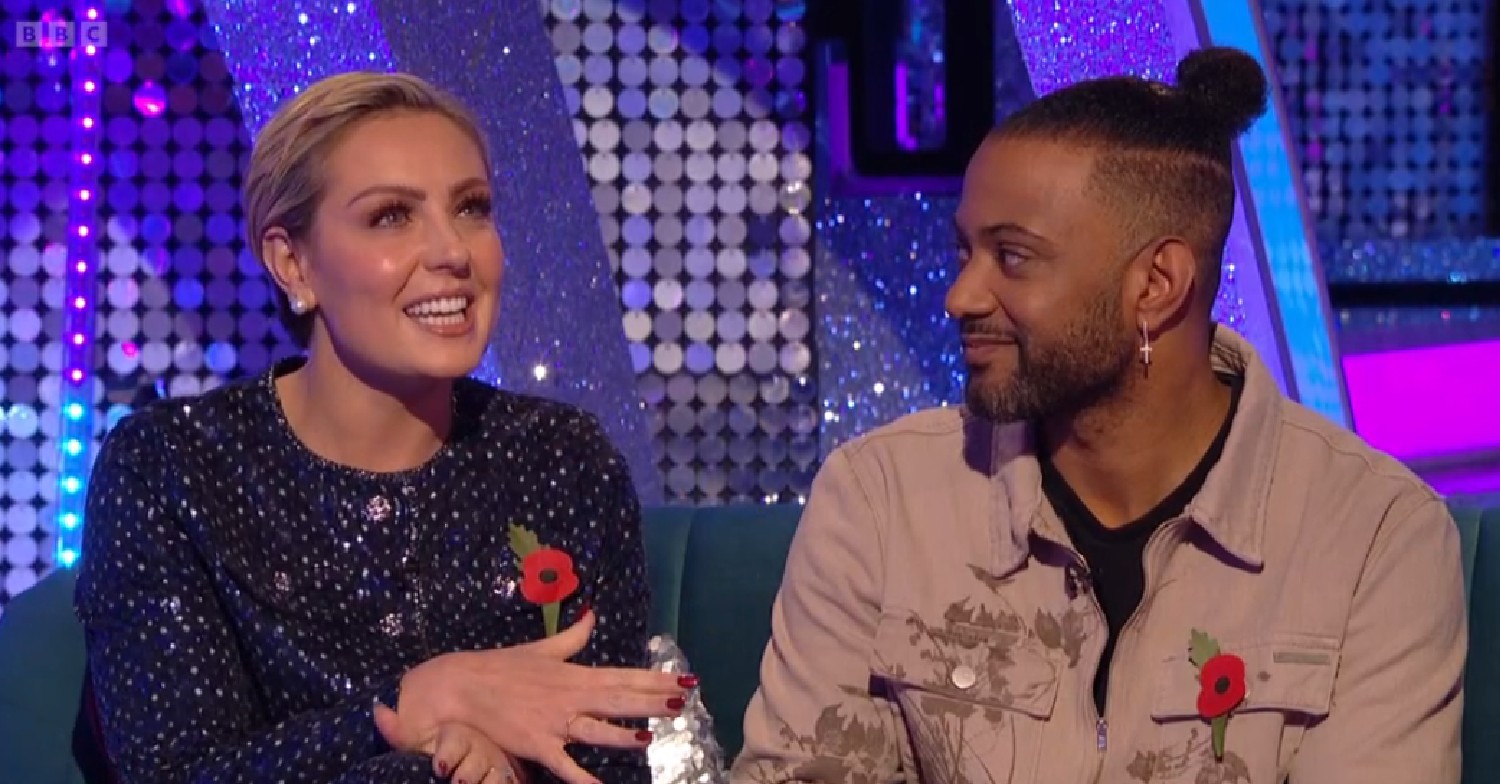Amy Dowden and JB Gill on Strictly It Takes Two