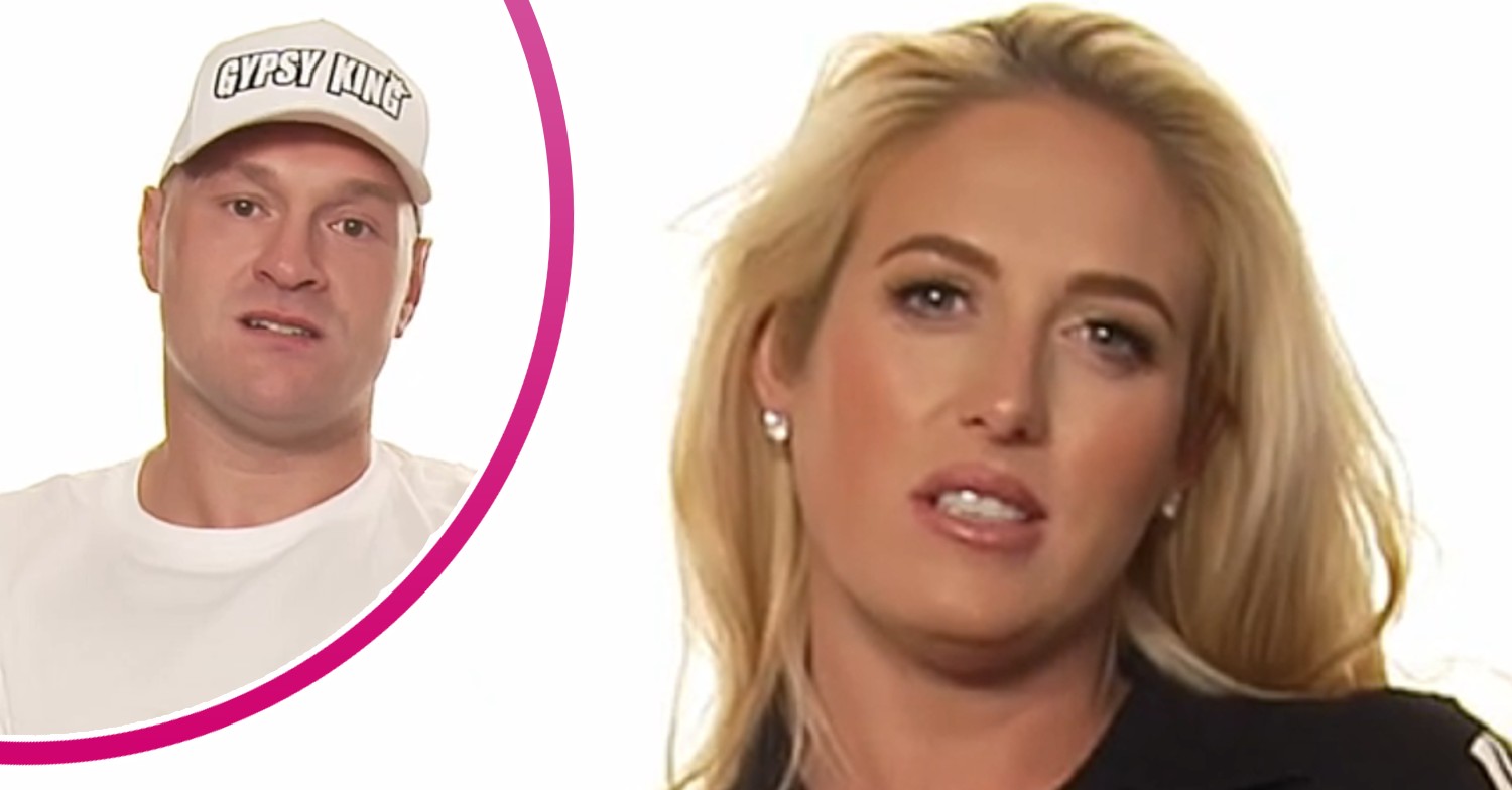 Paris and Tyson Fury speaking to camera