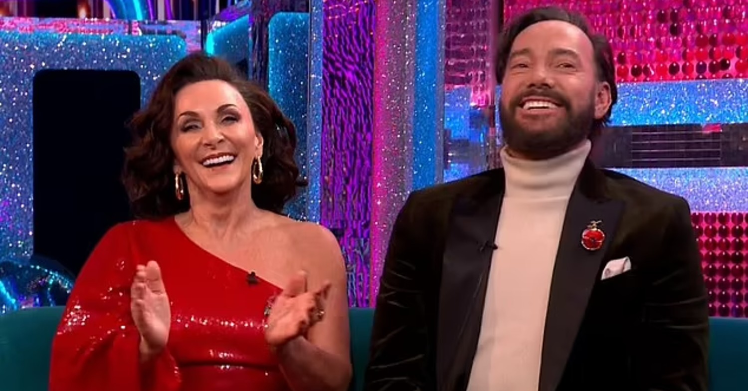 Shirley Ballas and Craig Revel Horwood smiling on Strictly