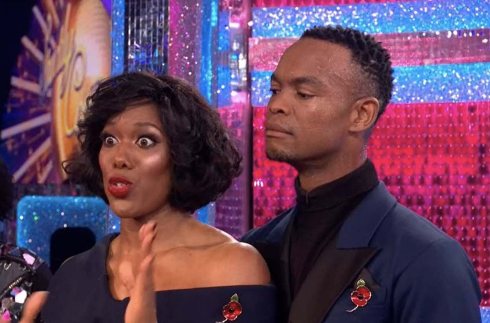 Johannes Radebe and Montell Douglas on Strictly