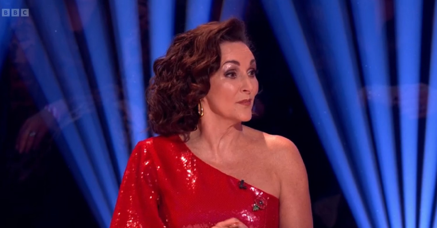 Shirley Ballas talking on Strictly results show