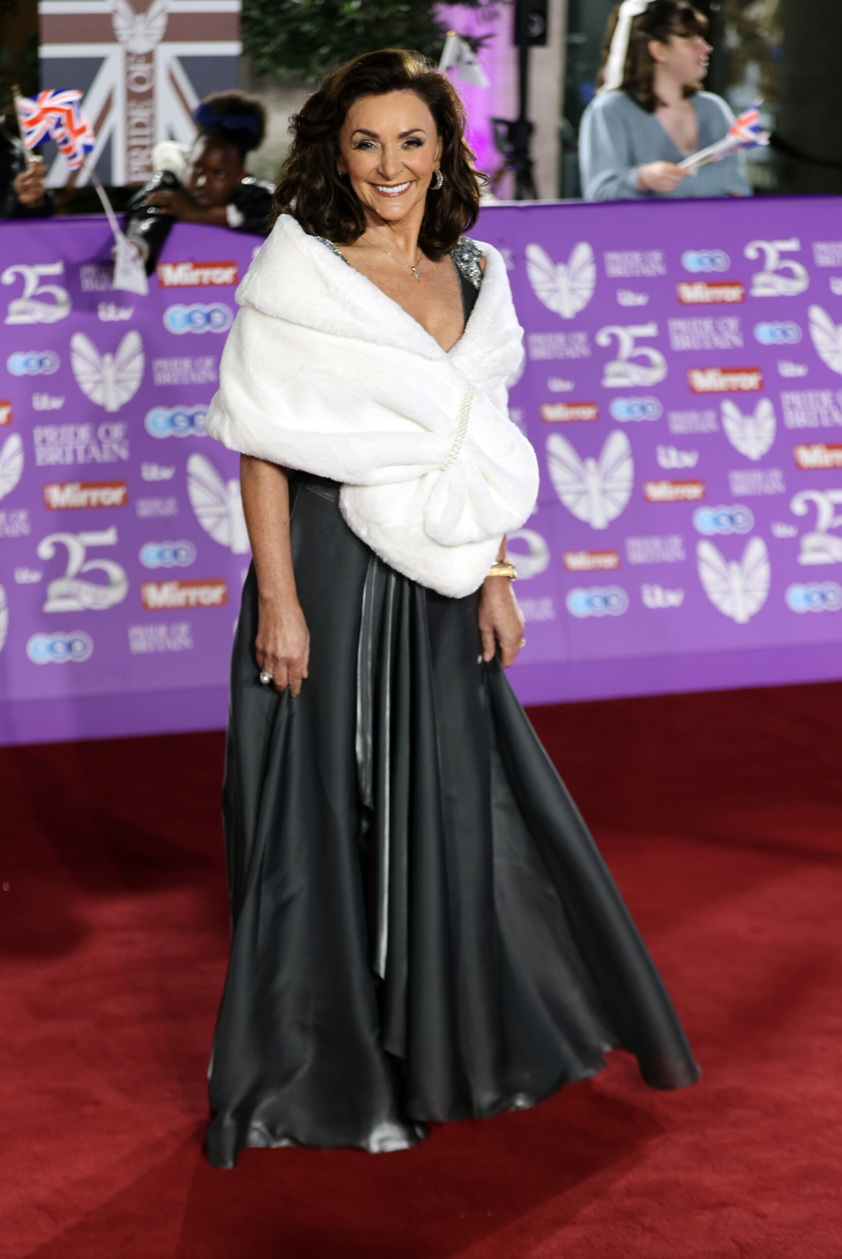 Shirley Ballas smiling at Pride of Britain