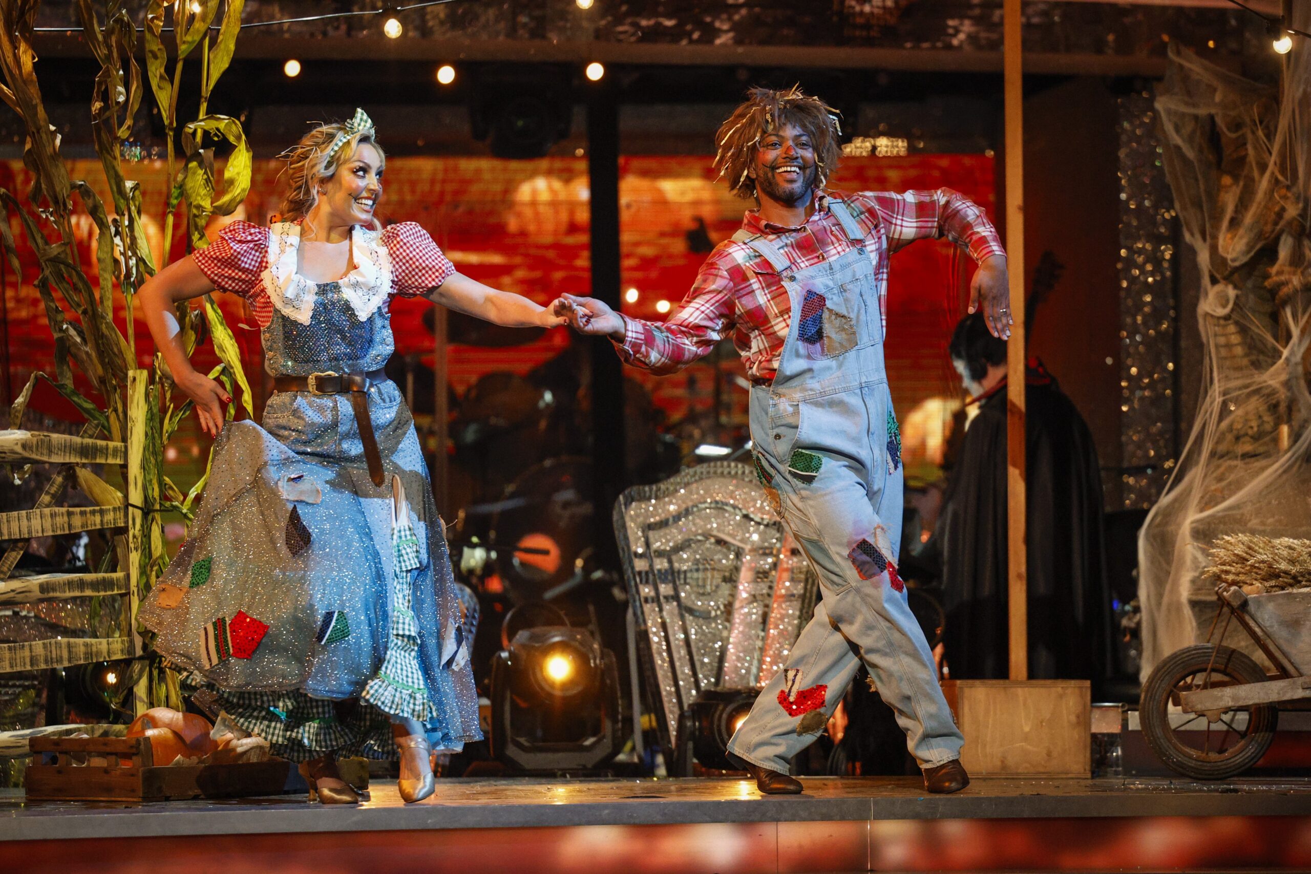 Amy Dowden and JB Gill dancing on Strictly