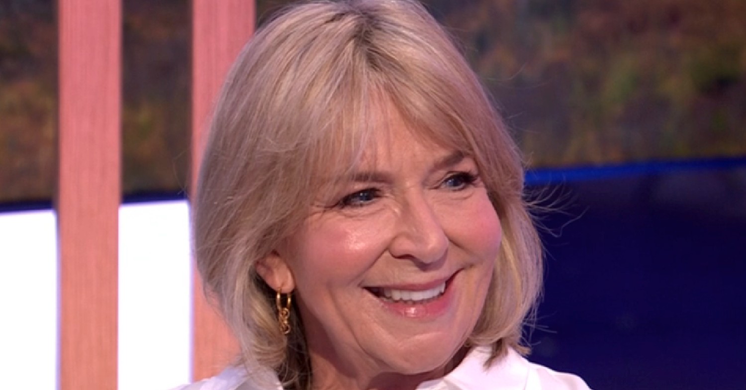 Fern Britton smiling on The One show
